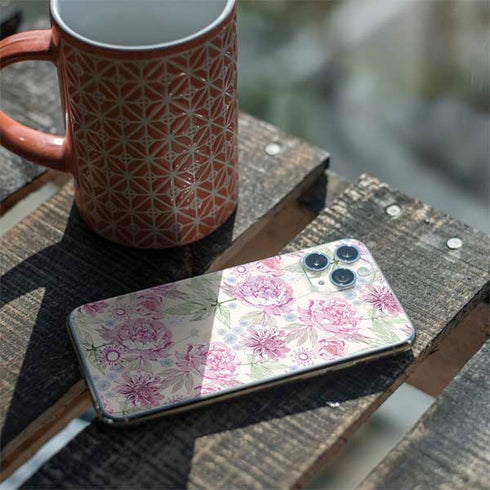 Peony Spring Floral iPhone 11 Pro Skin